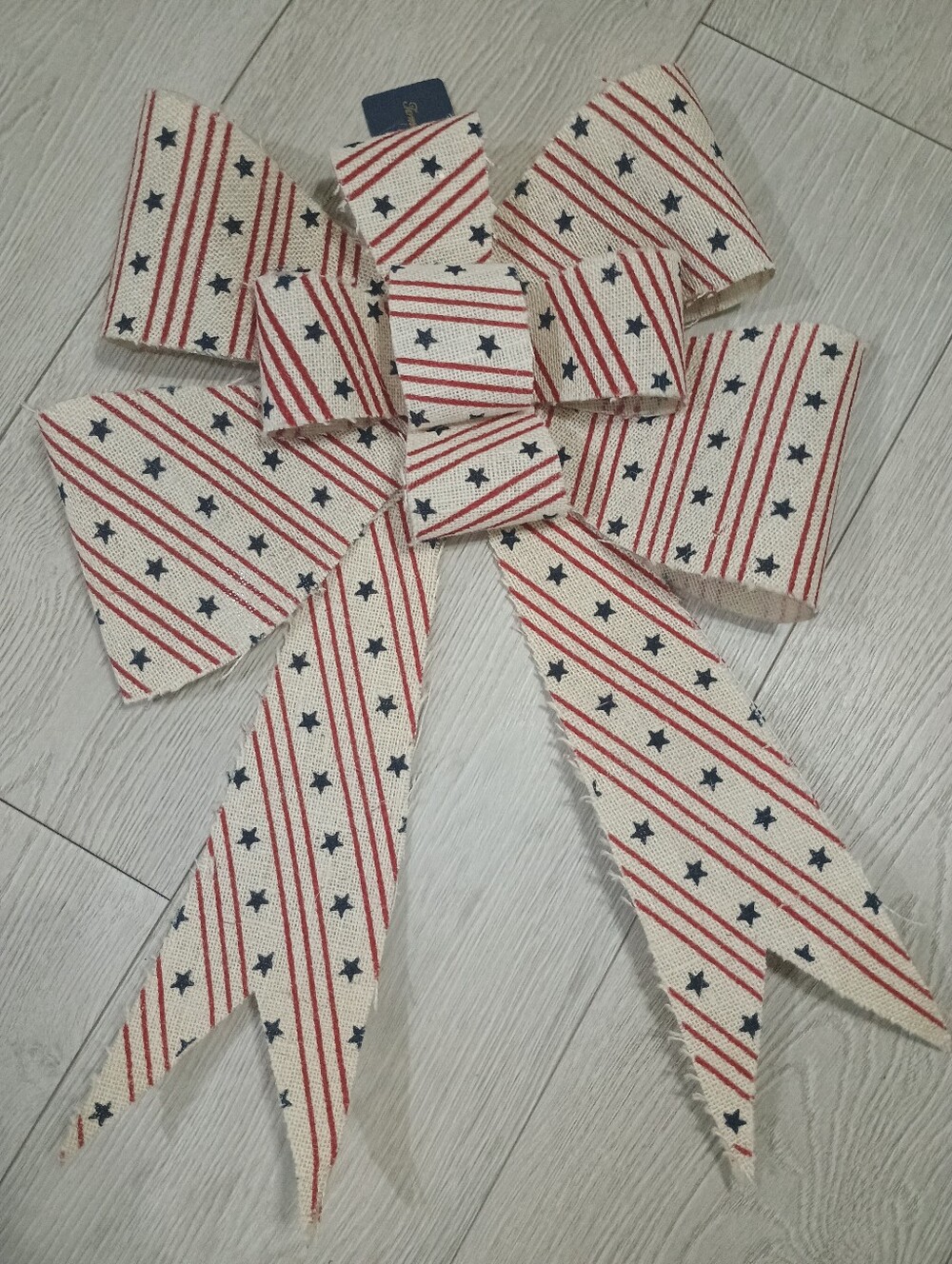 XL Tommy Bahama 4th of July Patriotic Bow Hanging Door Decor New